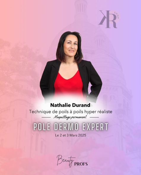 Demo sur le Pôle Dermo durant le Beauty Prof Paris avec BK Color