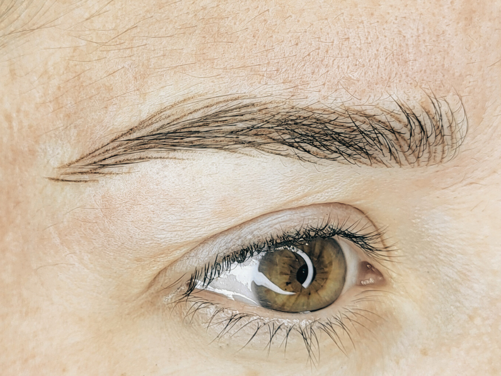Sourcils poil à poil